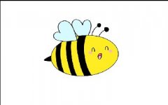 可爱的蜜蜂简笔画，蜜蜂简笔画怎么画的好看又简单
