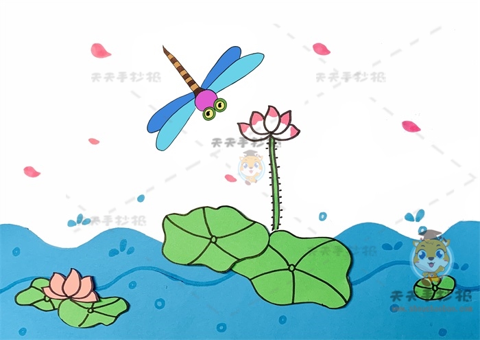 1-3岁小朋友喜欢的蜻蜓简笔画，蜻蜓简笔画超容易画法模板