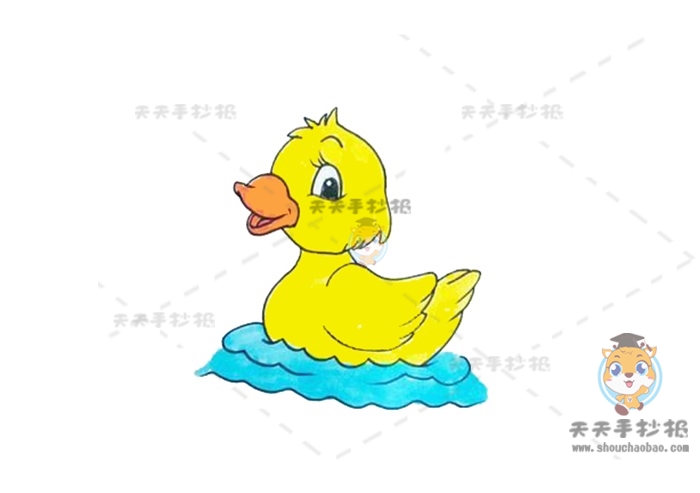 关于鸭子的简笔画怎么画好看，鸭子简笔画超容易画法教程