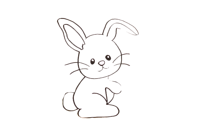 小兔子的简单画法怎么画