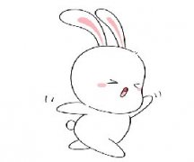 奔跑的小兔子简笔画步骤教程，可爱的小兔子简笔画怎么画