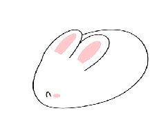 三步画小兔子简笔画怎么画，十分简单的兔子简笔画模板教程