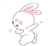 小兔子跑步简笔画怎么画可爱，跑着的兔子简笔画教程