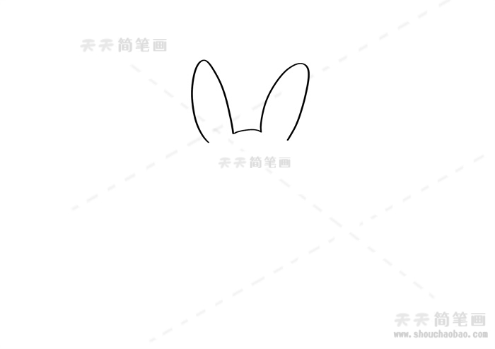 兔子简笔画
