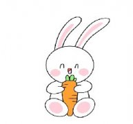 坐着的兔子简笔画可爱教程，6步教你画萌萌哒的小兔子