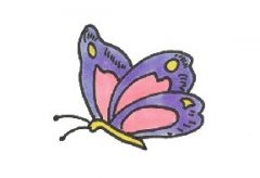 蝴蝶怎么画又简单又好看，简单的小蝴蝶怎么画