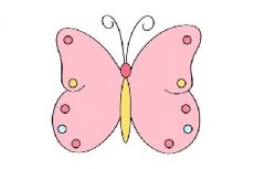 蝴蝶怎样画得又漂亮又简单，一步一步教你画漂亮的蝴蝶