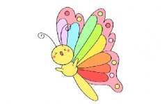 儿童简易蝴蝶怎么画，蝴蝶的画法简单又可爱