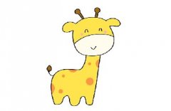 长颈鹿怎么画才好看，儿童如何画简笔画长颈鹿