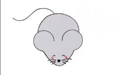 可爱的老鼠简笔画简单绘画，怎么画卡通的老鼠简笔画