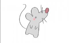 可爱的老鼠简笔画详细画法，幼儿宝宝小动物简笔画趣味画法