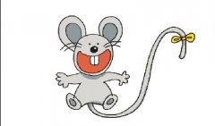 简单可爱老鼠简笔画怎么画，老鼠简笔画一步一步跟着画步骤
