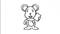 儿童老鼠简笔画线稿模板，如何画出可爱的老鼠简笔画