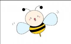 小动物蜜蜂简笔画怎么画，蜜蜂简笔画超简单教程