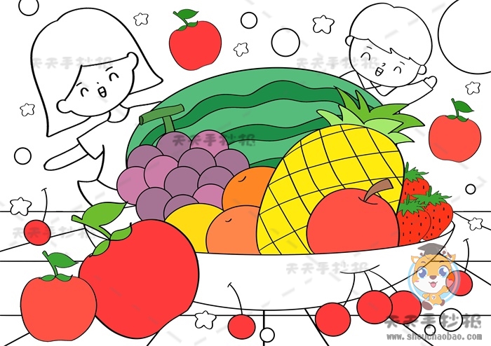 水果主题儿童画