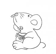 动物简笔画：小老鼠简笔画合集，可爱调皮的小老鼠。小知识：米老鼠的来历